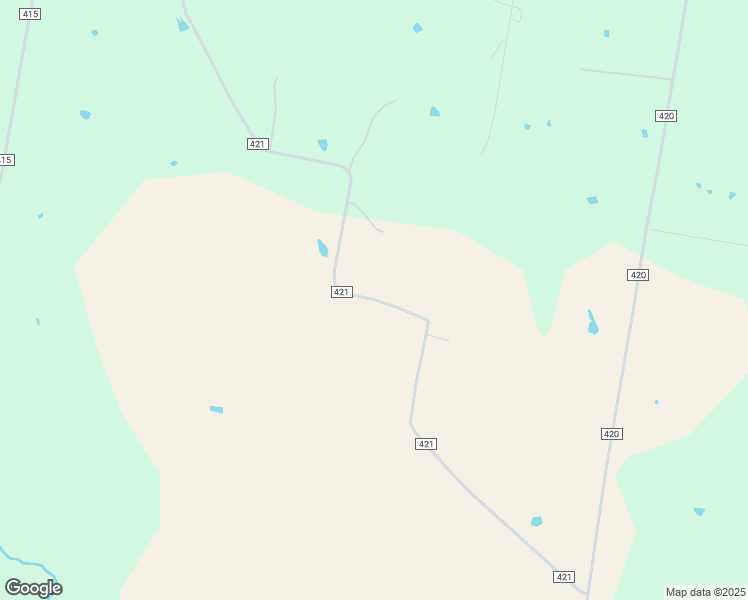 map of restaurants, bars, coffee shops, grocery stores, and more near County Road 421 in Leon County