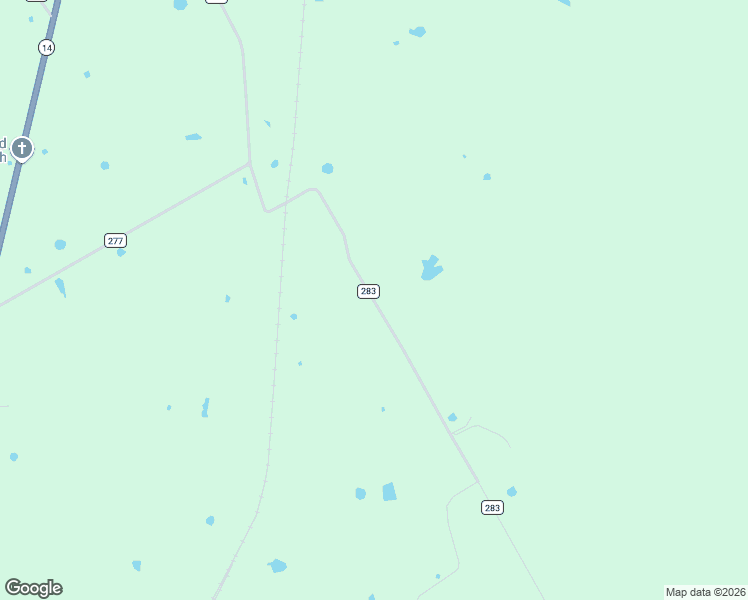map of restaurants, bars, coffee shops, grocery stores, and more near County Road 283 in Falls County