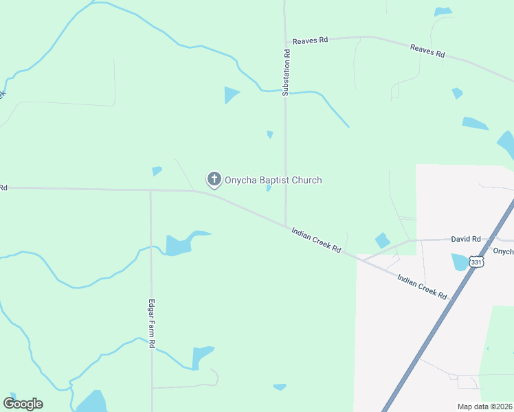 map of restaurants, bars, coffee shops, grocery stores, and more near Indian Creek Road in Opp