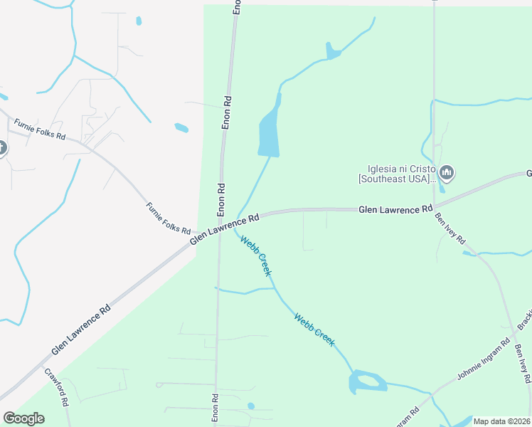 map of restaurants, bars, coffee shops, grocery stores, and more near 4046-4506 Glen Lawrence Road in Webb