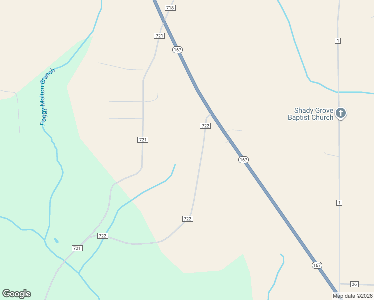 map of restaurants, bars, coffee shops, grocery stores, and more near 1022 County Road 722 in Enterprise