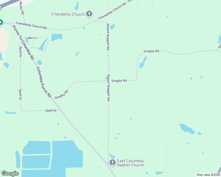 map of restaurants, bars, coffee shops, grocery stores, and more near 132 Robert Baggett Road in Columbia