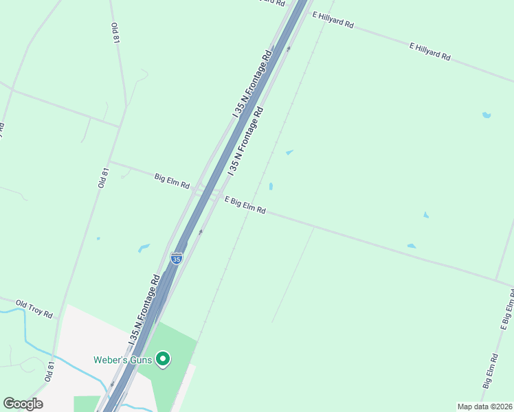 map of restaurants, bars, coffee shops, grocery stores, and more near 15351 North Interstate 35 Frontage Road in Troy