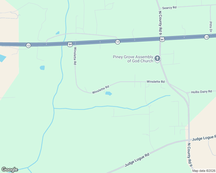 map of restaurants, bars, coffee shops, grocery stores, and more near 712 Winslette Road in Newton
