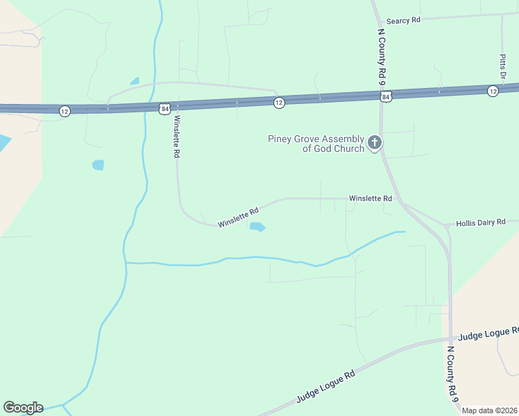 map of restaurants, bars, coffee shops, grocery stores, and more near 712 Winslette Road in Newton