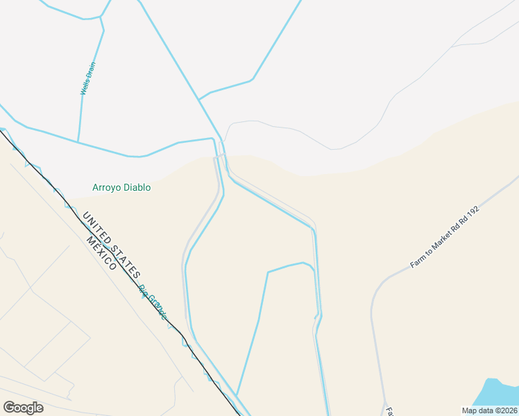 map of restaurants, bars, coffee shops, grocery stores, and more near 16499 Wilkey Road in Fort Hancock