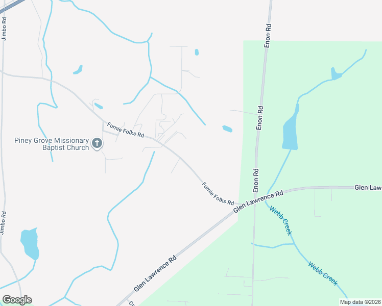 map of restaurants, bars, coffee shops, grocery stores, and more near 1301 Furnie Folks Road in Webb