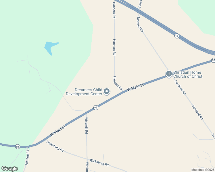 map of restaurants, bars, coffee shops, grocery stores, and more near 750 Hanners Road in Newton