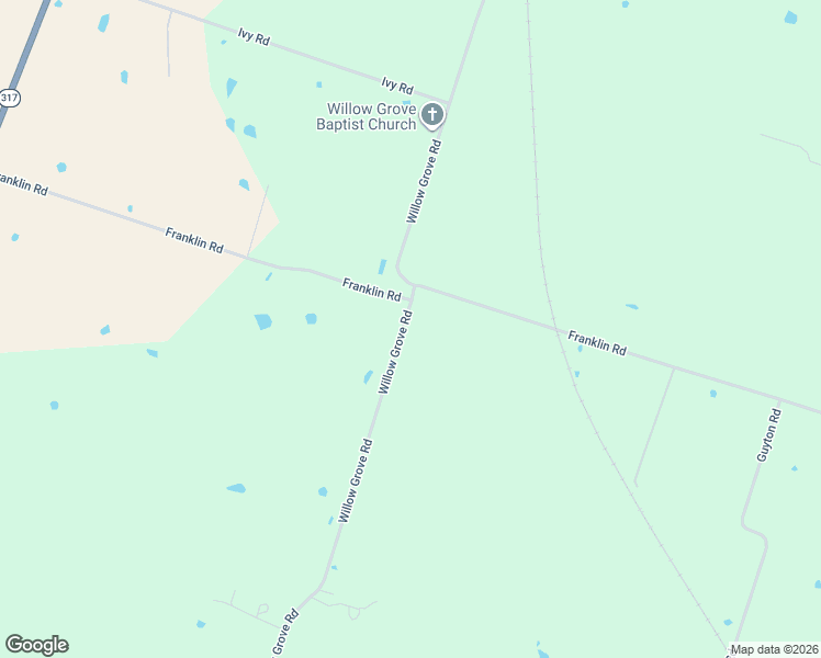 map of restaurants, bars, coffee shops, grocery stores, and more near 12668-13314 Willow Grove Road in Moody