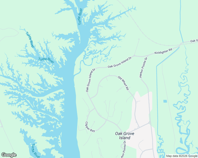 map of restaurants, bars, coffee shops, grocery stores, and more near 334 Oak Grove Island Drive in Brunswick