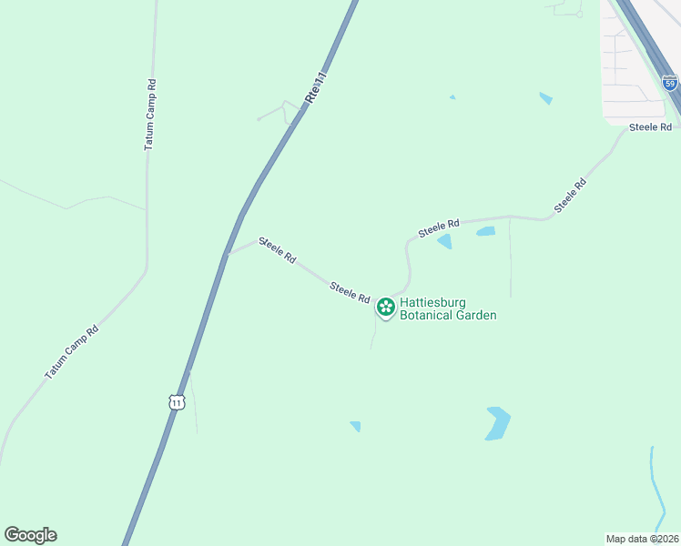 map of restaurants, bars, coffee shops, grocery stores, and more near 244 Steele Road in Purvis