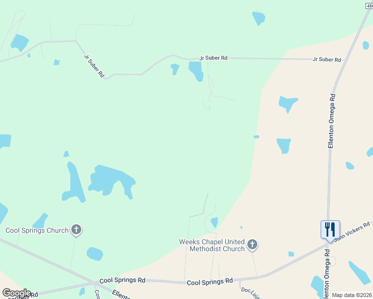 map of restaurants, bars, coffee shops, grocery stores, and more near 288 Oscar Weeks Road in Norman Park
