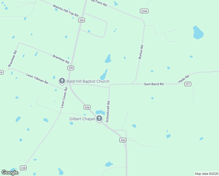 map of restaurants, bars, coffee shops, grocery stores, and more near 100 Schoolcraft Road in Lufkin