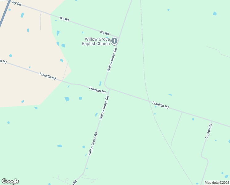 map of restaurants, bars, coffee shops, grocery stores, and more near 12668-13314 Willow Grove Road in Moody