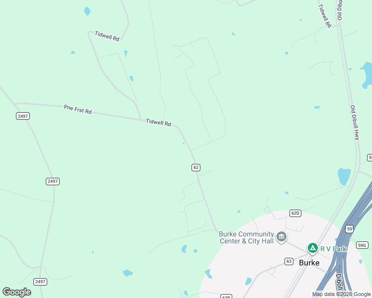 map of restaurants, bars, coffee shops, grocery stores, and more near 2996 Tidwell Road in Burke