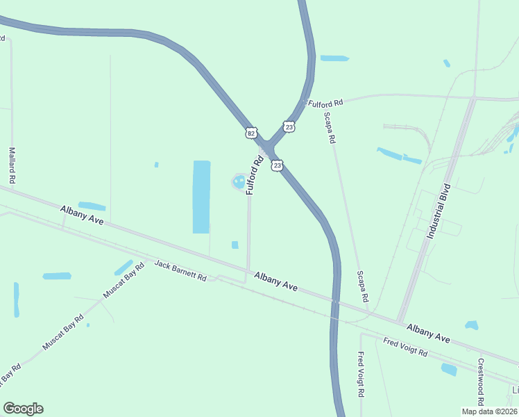 map of restaurants, bars, coffee shops, grocery stores, and more near 2180 Fulford Road in Waycross