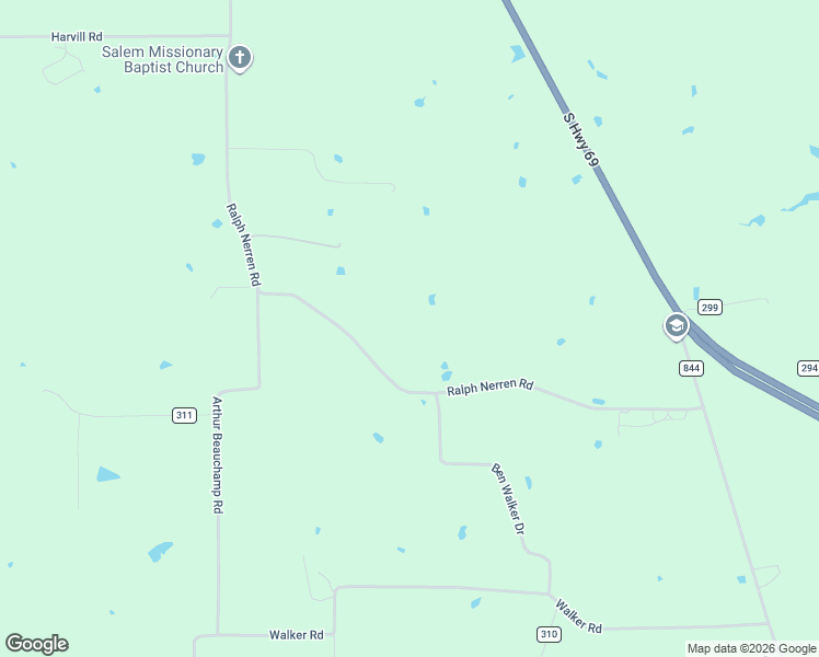 map of restaurants, bars, coffee shops, grocery stores, and more near 1555 Ralph Nerren Road in Huntington