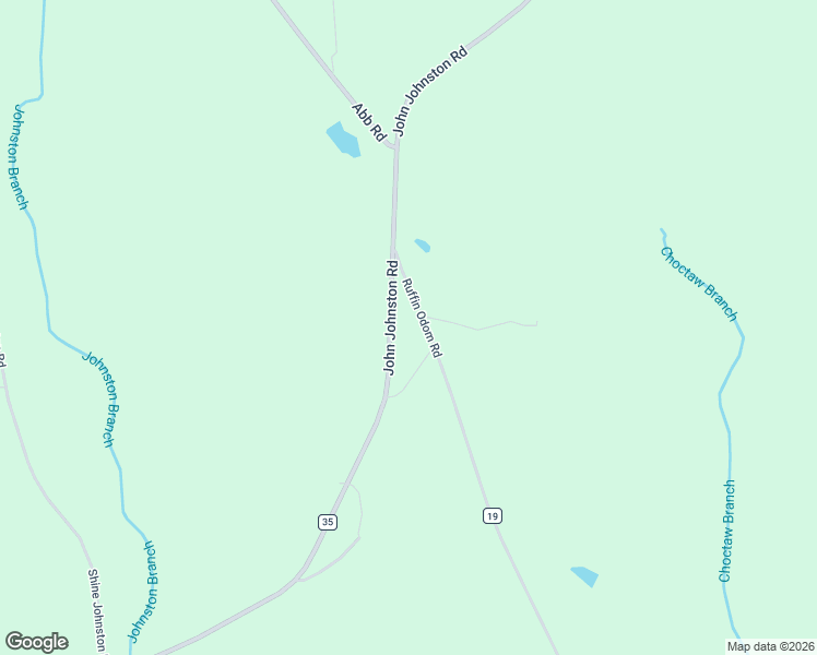 map of restaurants, bars, coffee shops, grocery stores, and more near Ruffin Odom Road in McIntosh