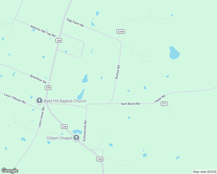 map of restaurants, bars, coffee shops, grocery stores, and more near 587 Burton Road in Lufkin
