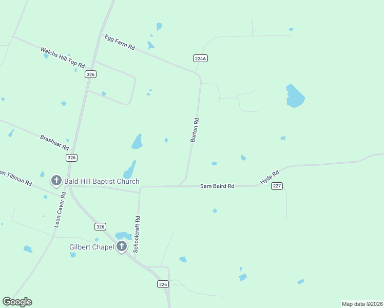 map of restaurants, bars, coffee shops, grocery stores, and more near 587 Burton Road in Lufkin