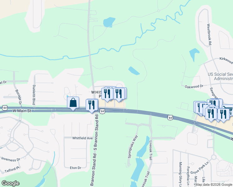 map of restaurants, bars, coffee shops, grocery stores, and more near 244 Chloe Court in Dothan
