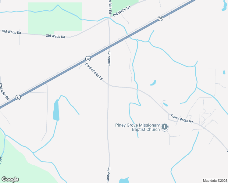 map of restaurants, bars, coffee shops, grocery stores, and more near 304 Furnie Folks Road in Webb