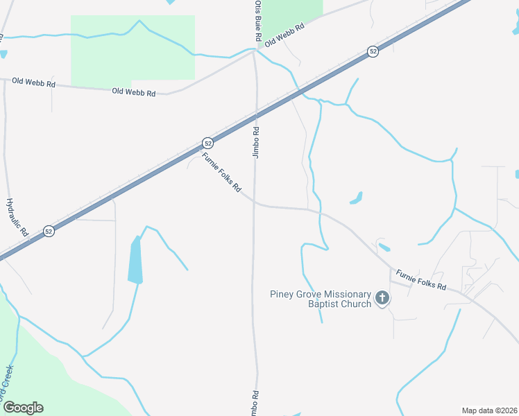 map of restaurants, bars, coffee shops, grocery stores, and more near 304 Furnie Folks Road in Webb