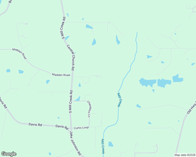 map of restaurants, bars, coffee shops, grocery stores, and more near 53 Central Church Road in Purvis