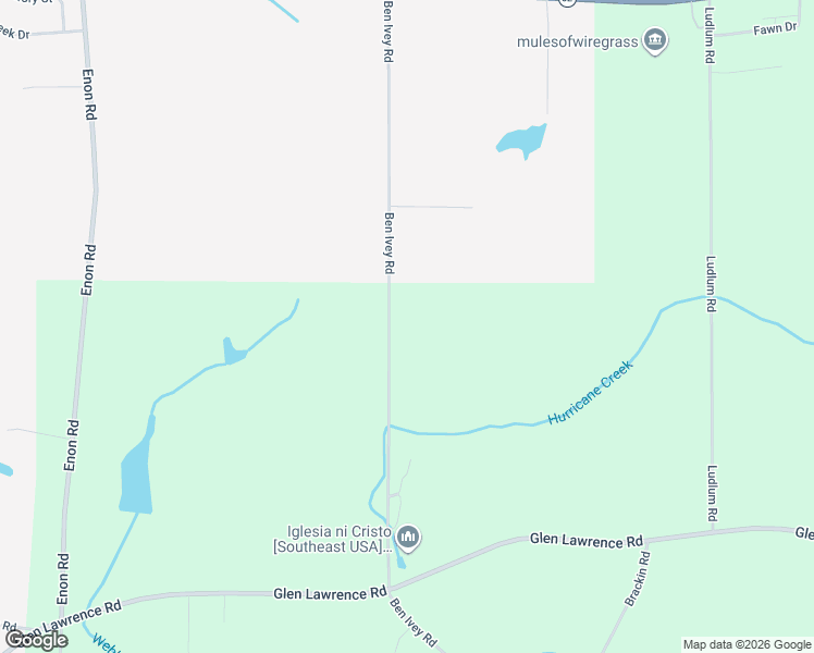 map of restaurants, bars, coffee shops, grocery stores, and more near 3350 Ben Ivey Road in Webb