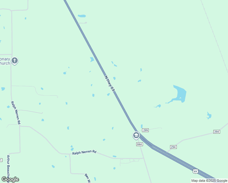 map of restaurants, bars, coffee shops, grocery stores, and more near U.S. 69 in Huntington