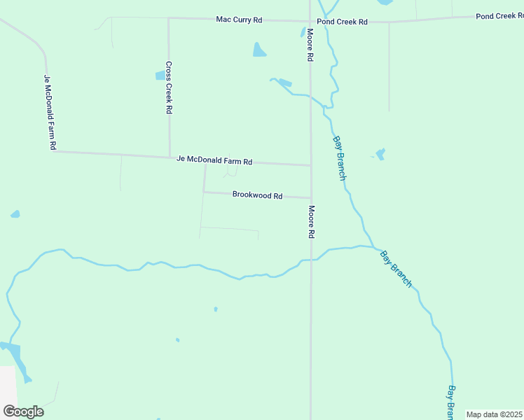 map of restaurants, bars, coffee shops, grocery stores, and more near 12300-12598 Brookwood Road in Andalusia