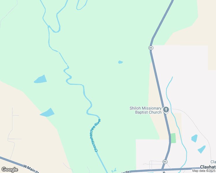 map of restaurants, bars, coffee shops, grocery stores, and more near 4401-4799 Alabama 85 in Daleville