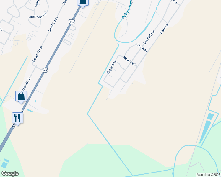 map of restaurants, bars, coffee shops, grocery stores, and more near 3121 Pheasant Ridge in Alexandria