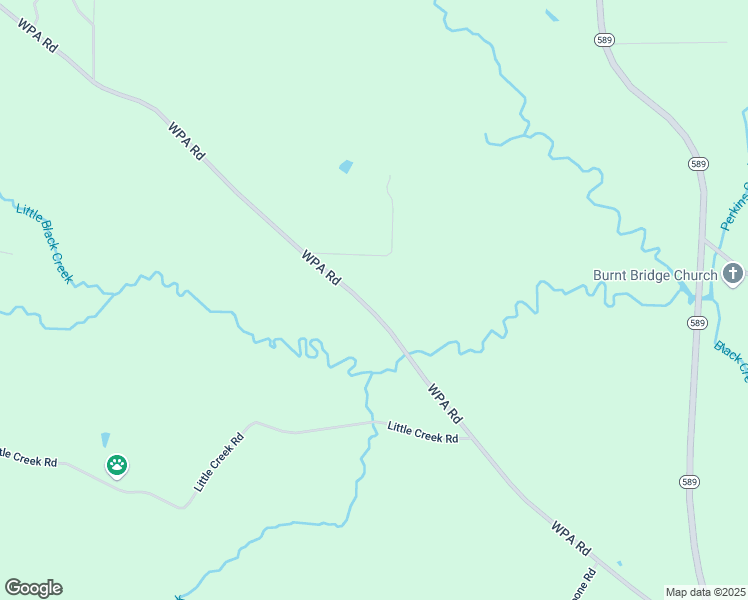 map of restaurants, bars, coffee shops, grocery stores, and more near 262 WPA Road in Sumrall