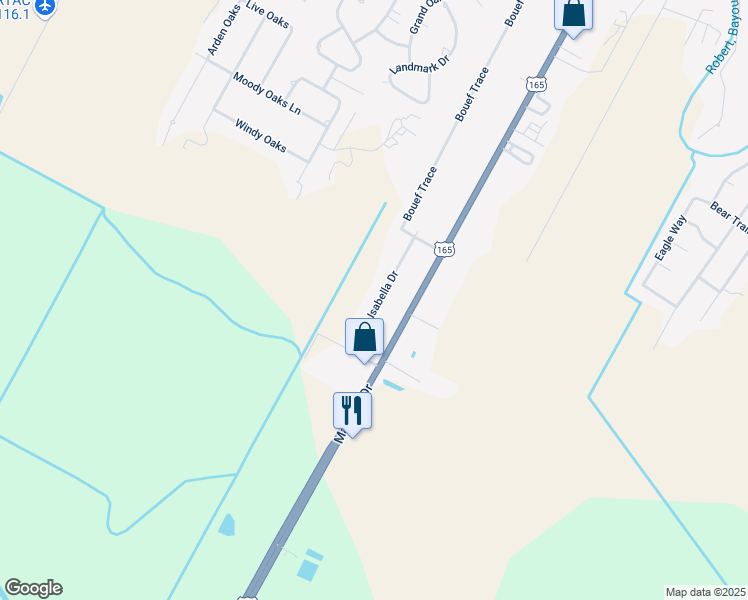 map of restaurants, bars, coffee shops, grocery stores, and more near 6902 Isabella Drive in Alexandria