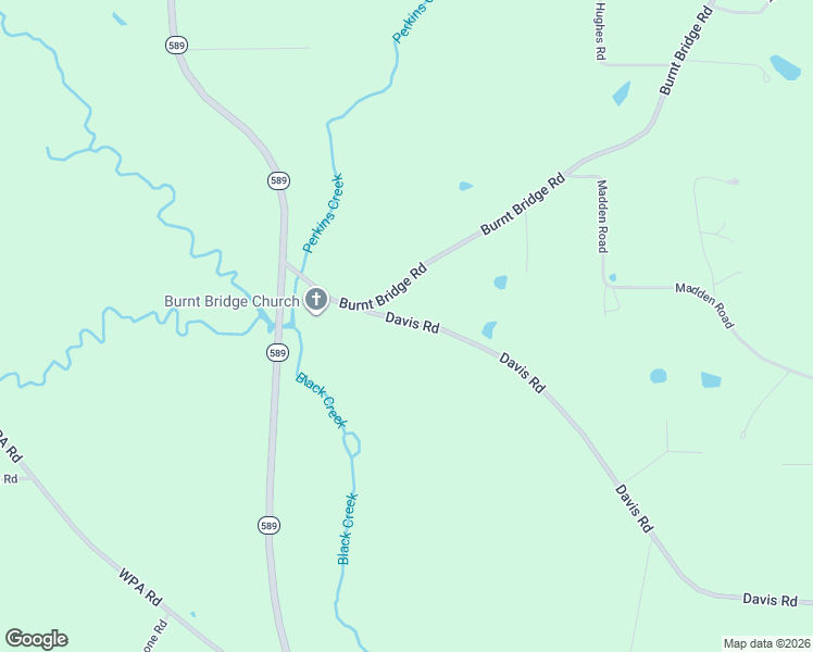 map of restaurants, bars, coffee shops, grocery stores, and more near 1038 Davis Road in Purvis