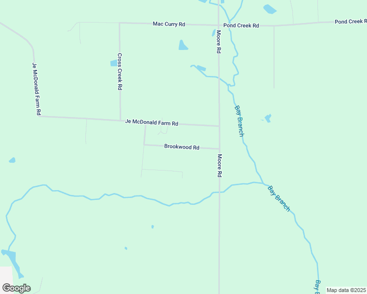map of restaurants, bars, coffee shops, grocery stores, and more near 12300 Brookwood Road in Andalusia