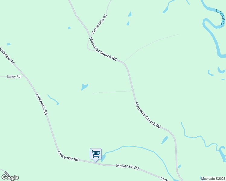 map of restaurants, bars, coffee shops, grocery stores, and more near 158 Memorial Church Road in Petal