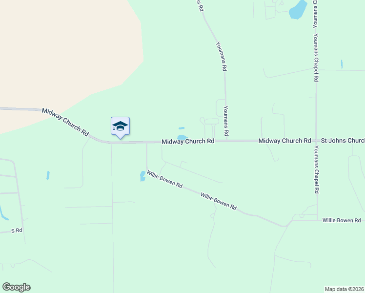 map of restaurants, bars, coffee shops, grocery stores, and more near 3064 Shalom Drive in Blackshear