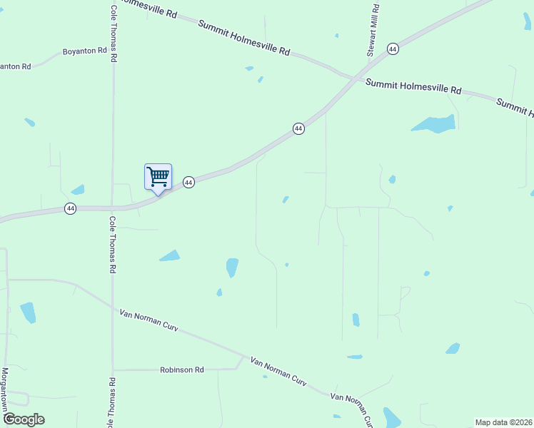 map of restaurants, bars, coffee shops, grocery stores, and more near 1037 Quail Ridge Drive in McComb