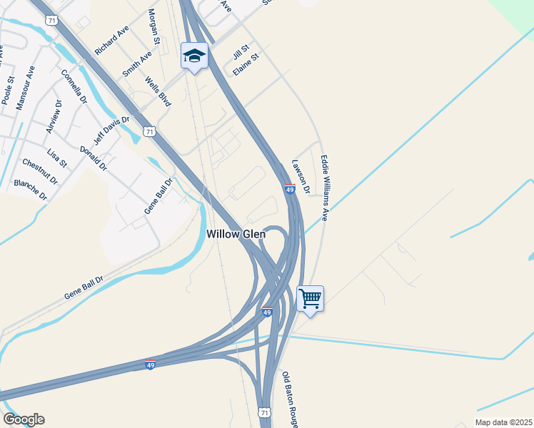 map of restaurants, bars, coffee shops, grocery stores, and more near 4325 Carlyle Loop in Alexandria