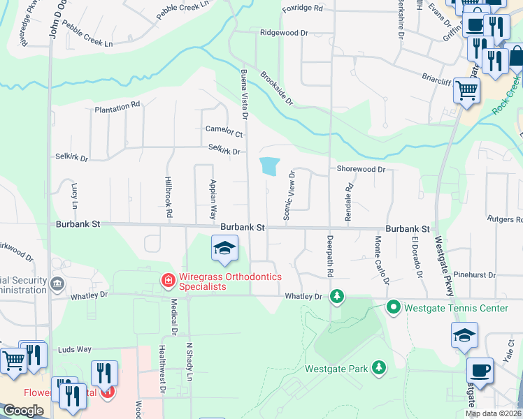 map of restaurants, bars, coffee shops, grocery stores, and more near 1205 Rampart Dr in Dothan
