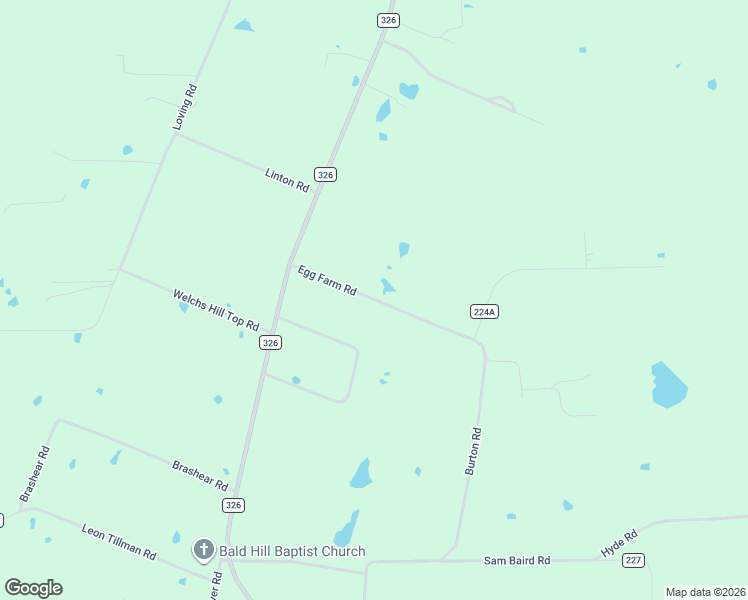 map of restaurants, bars, coffee shops, grocery stores, and more near 139 Egg Farm Road in Lufkin