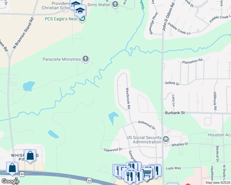 map of restaurants, bars, coffee shops, grocery stores, and more near 648 Westbrook Road in Dothan