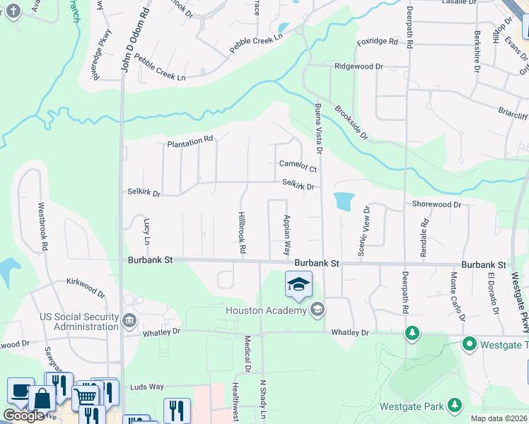 map of restaurants, bars, coffee shops, grocery stores, and more near 1132 Appian Way in Dothan