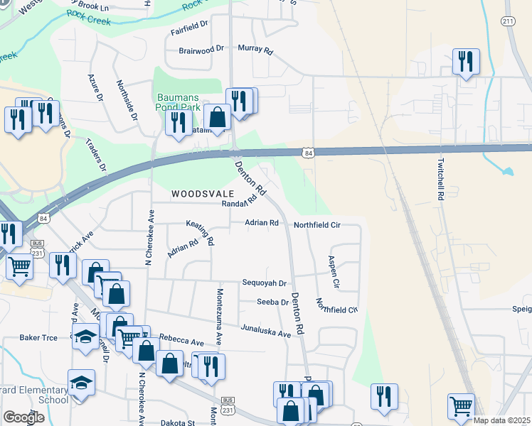 map of restaurants, bars, coffee shops, grocery stores, and more near in Dothan