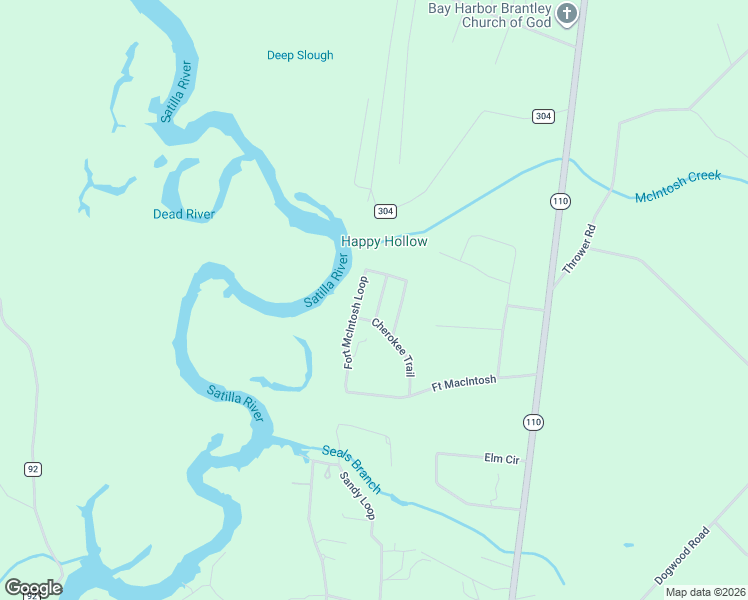 map of restaurants, bars, coffee shops, grocery stores, and more near 59 Middle Road in Hortense