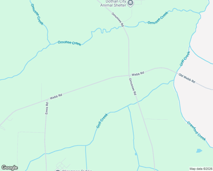 map of restaurants, bars, coffee shops, grocery stores, and more near 3749 Webb Road in Dothan