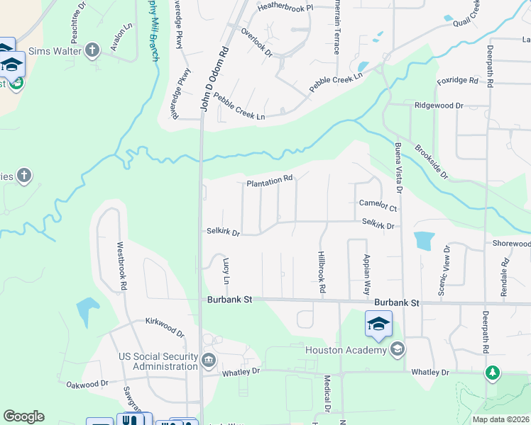 map of restaurants, bars, coffee shops, grocery stores, and more near 104 Brentwood Drive in Dothan