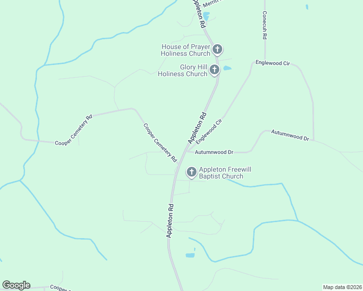 map of restaurants, bars, coffee shops, grocery stores, and more near 11373 Appleton Road in Castleberry